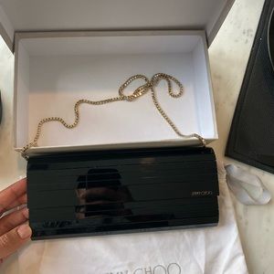 Jimmy Choo 'Sweetie' Black Cutch